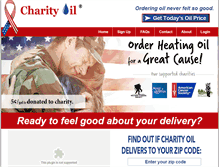 Tablet Screenshot of charityoil.com